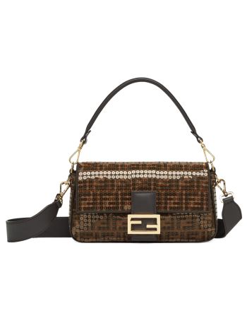 Fendi Baguette 8BR600 Dark Coffee