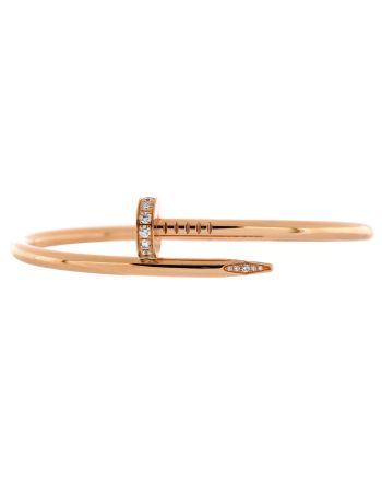 Juste un Clou Bracelet 18K Rose Gold with Diamonds Classic