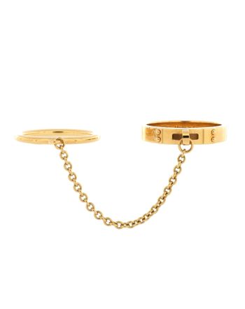 Kelly Clochette Double Ring 18K Yellow Gold