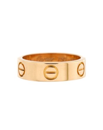 Love Band Ring 18K Rose Gold