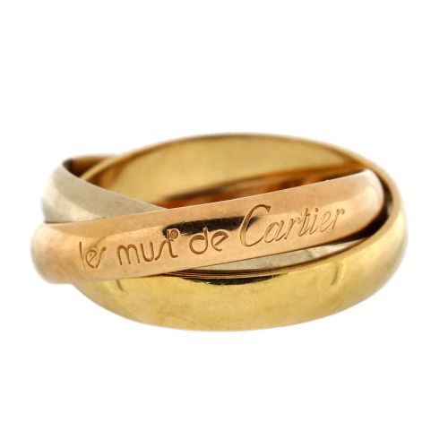 Trinity Ring 18K Tricolor Gold Medium