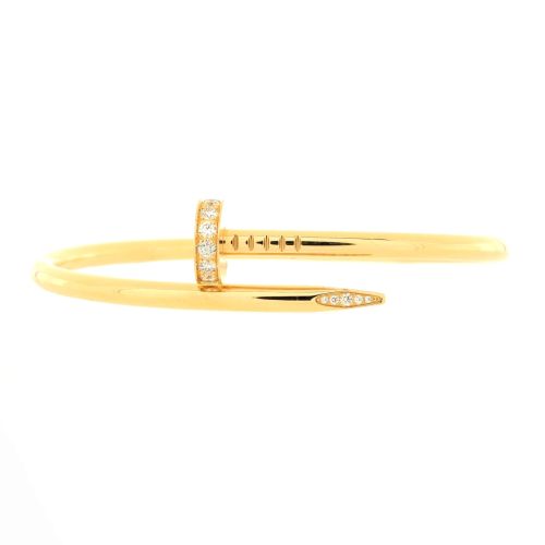 Juste un Clou Bracelet 18K Yellow Gold with Diamonds Classic