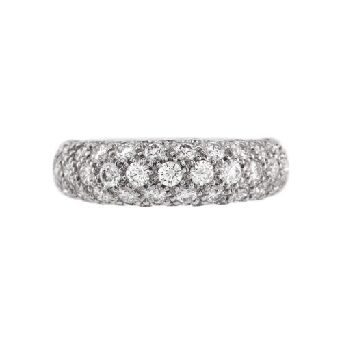 Etincelle de Cartier Band Ring 18K White Gold with Diamonds