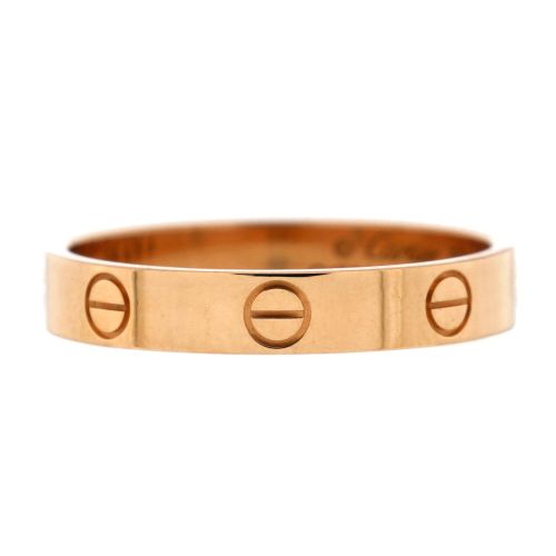 Love Wedding Band Ring 18K Rose Gold