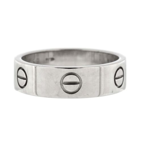 Love Band Ring 18K White Gold