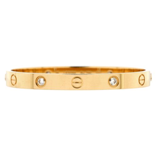 Love 4 Diamond Bracelet 18K Yellow Gold with Diamonds